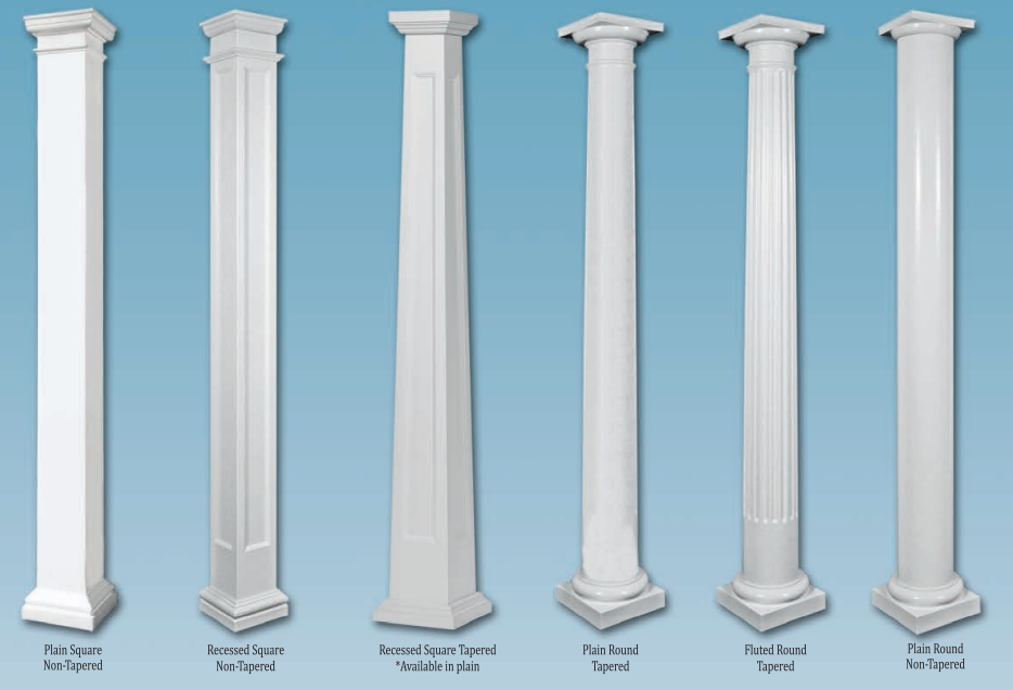 Colonial Pillars Curb Appeal That Counts, Round Column Wraps Canada